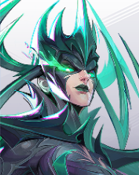 Hela, a summoner in Marvel Rivals, conjuring undead minions and spectral AoE attacks to siphon enemy strength.