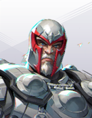 Magneto, a zone controller in Marvel Rivals, manipulating metal objects and unleashing massive magnetic blasts in clustered areas.